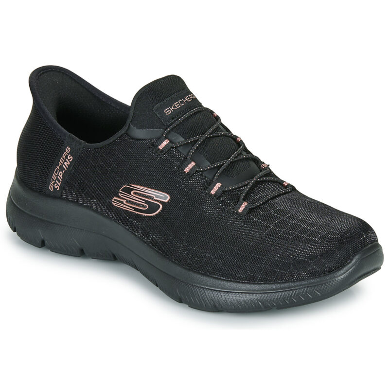 Skechers SUMMITS CLASSY NIGHT SLIP-INS Black Low Sneakers Women - 1