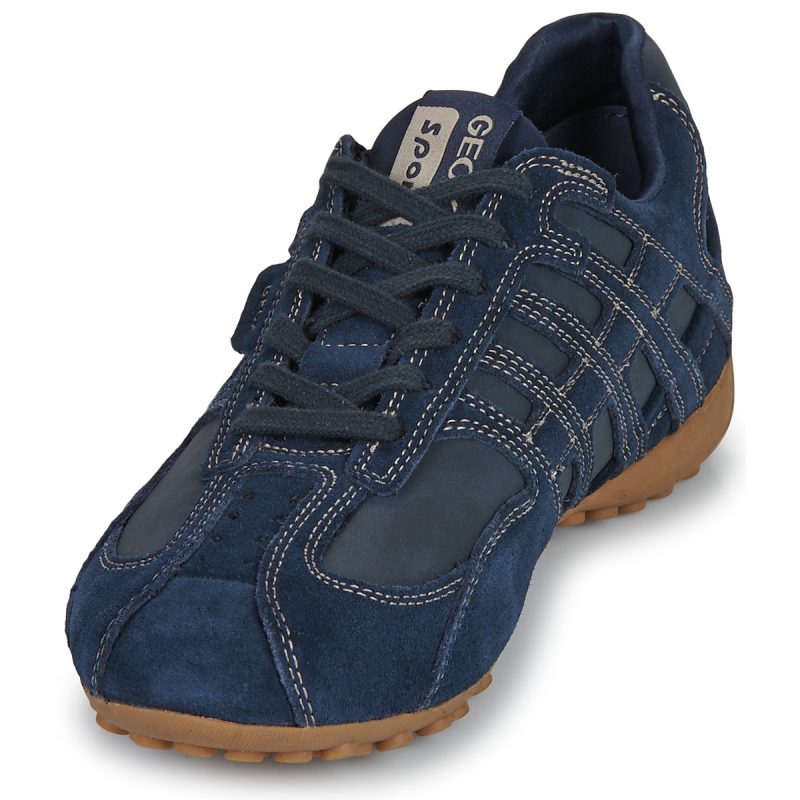 Geox  U SNAKE ORIGINAL B  Blu -  Sneakers Uomo - 3