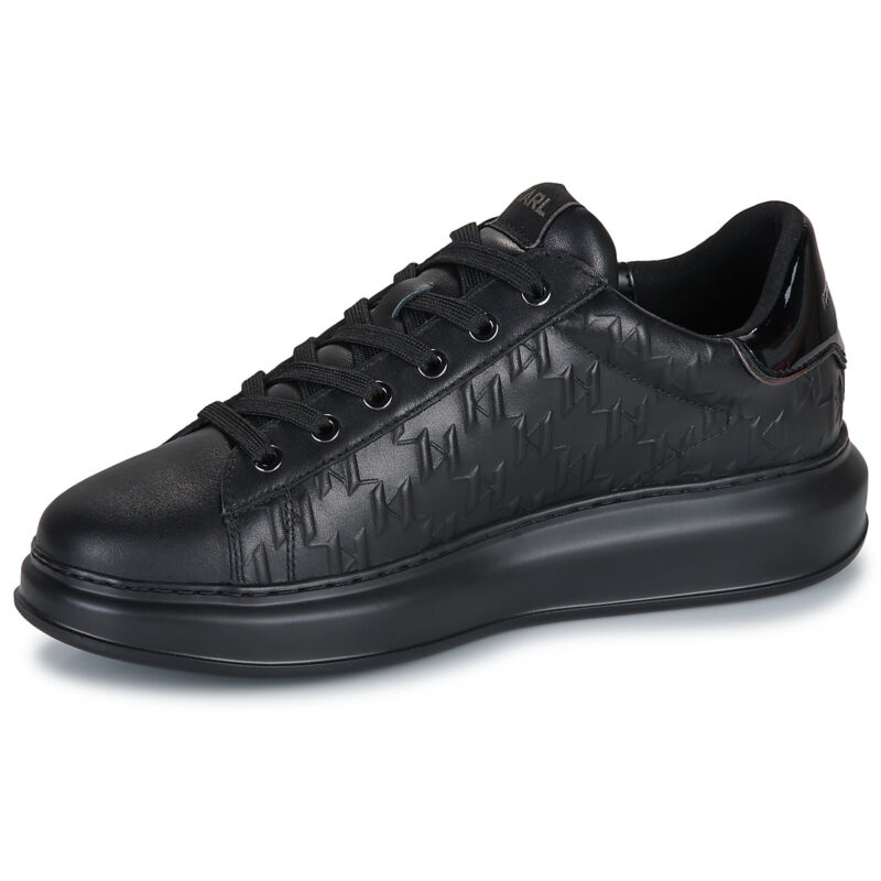 Karl Lagerfeld KAPRI MENS Monogram Emboss Lo Black Men's Sneakers - 4