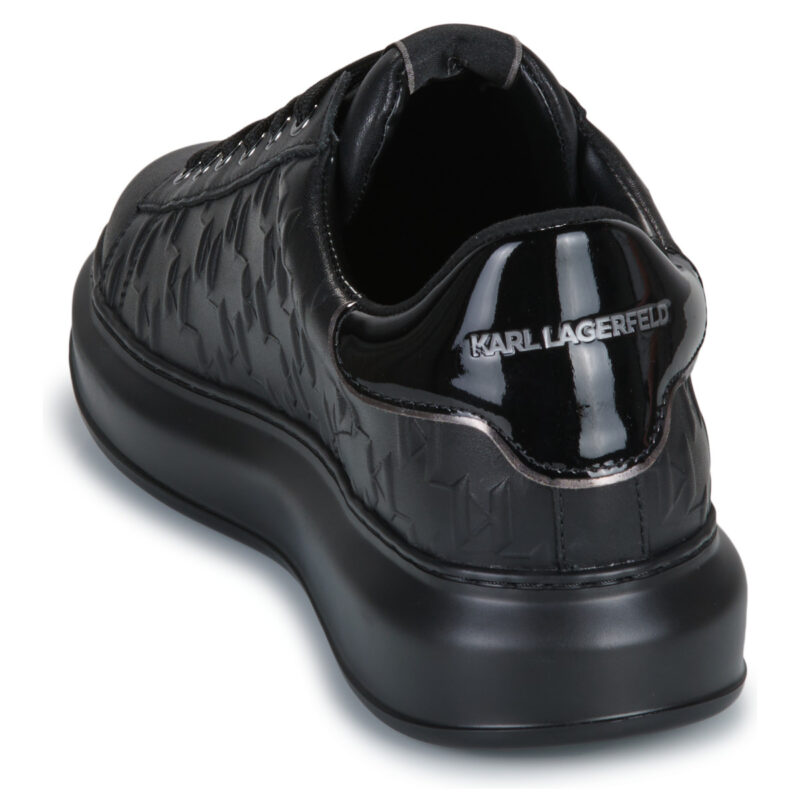 Karl Lagerfeld KAPRI MENS Monogram Emboss Lo Black Men's Sneakers - 5