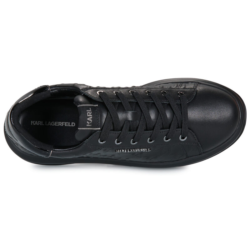 Karl Lagerfeld KAPRI MENS Monogram Emboss Lo Black Men's Sneakers - 6