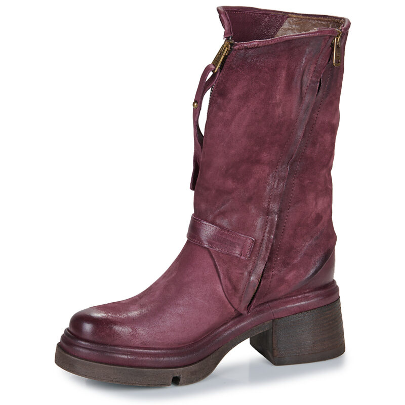 Airstep / A.S.98 EASY ZIP Rosso Stivaletti Donna - 4