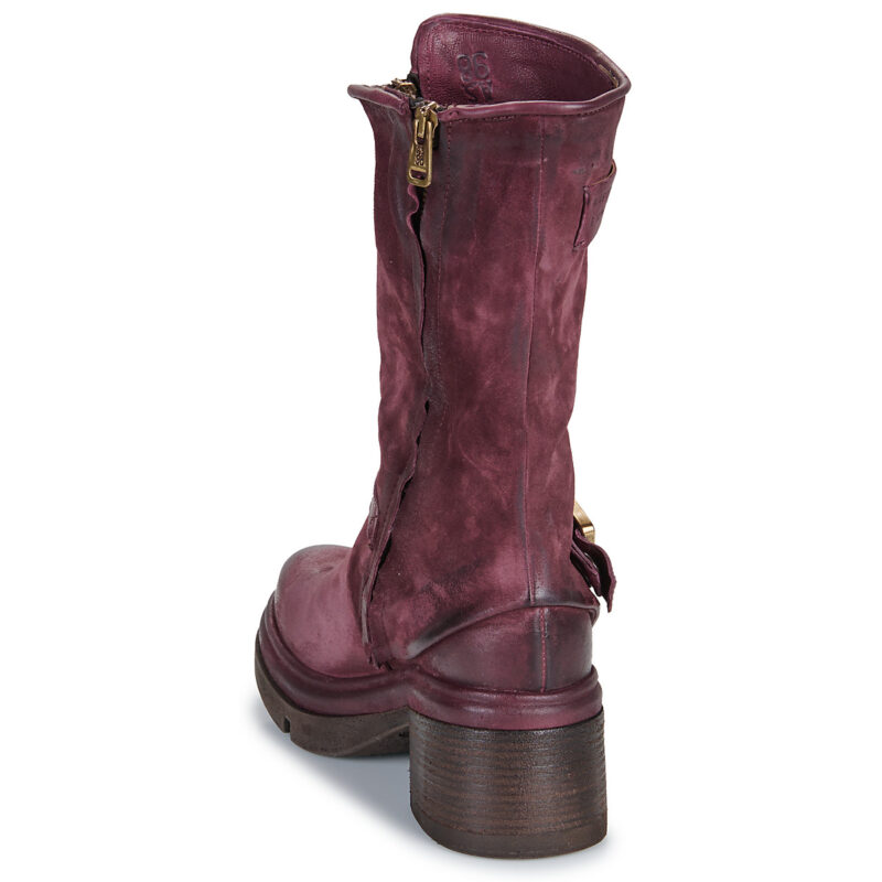 Airstep / A.S.98 EASY ZIP Rosso Stivaletti Donna - 5