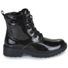 Geox J CASEY GIRL GLITTER Nero Boots Bambina - 2