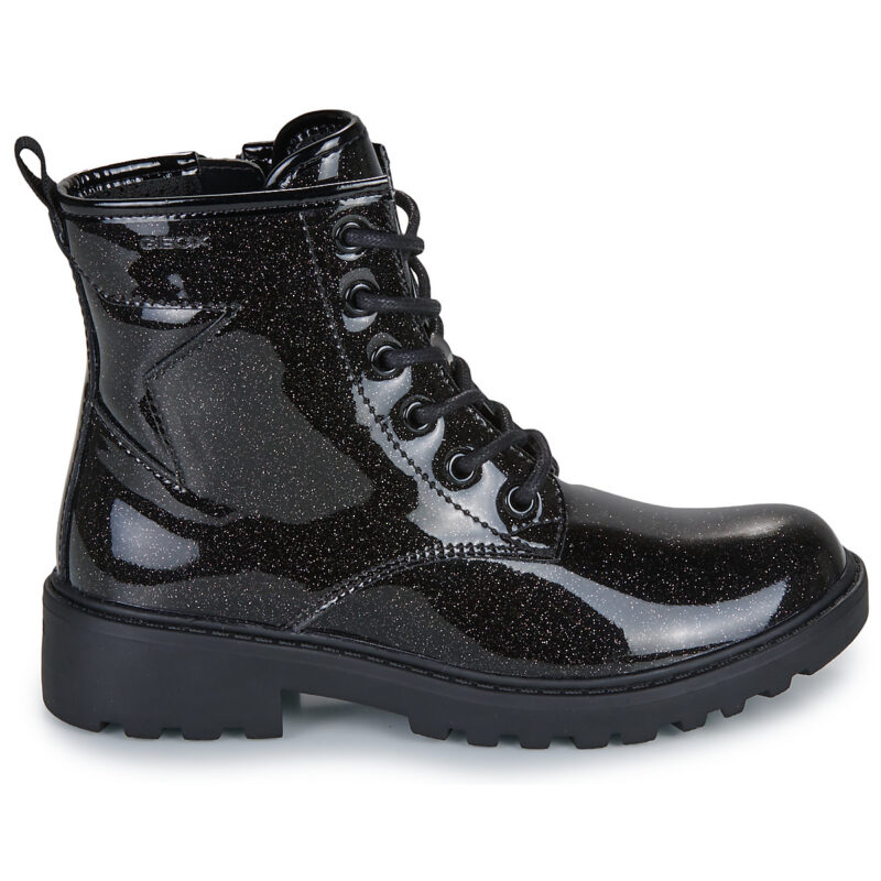 Geox J CASEY GIRL GLITTER Nero Boots Bambina - 2