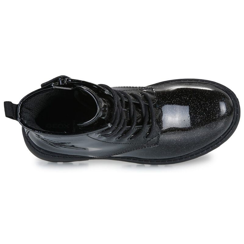 Geox J CASEY GIRL GLITTER Nero Boots Bambina - 6