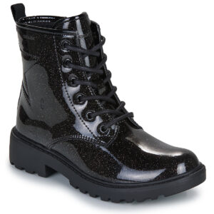 Stivaletti bambini ragazza Geox  J CASEY GIRL GLITTER  Nero Geox 8056206927360