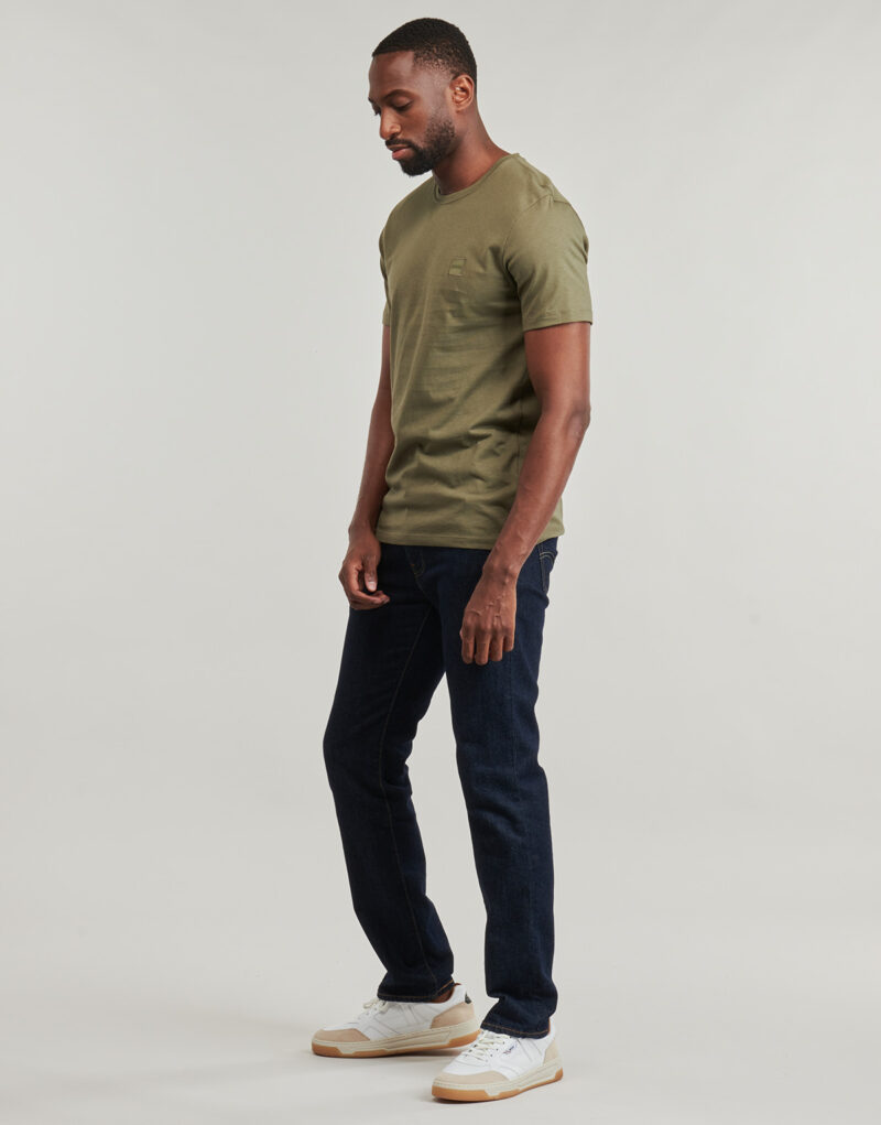 T-shirt  BOSS  Tales  Kaki T-shirt maniche corte Uomo - 3
