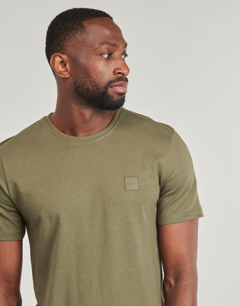 T-shirt  BOSS  Tales  Kaki T-shirt maniche corte Uomo - 5