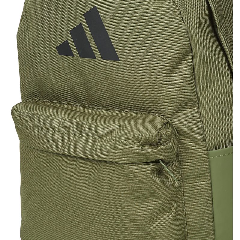 Uomo adidas Classic 3 Bar Logo Backpack Verde Zaino Uomo - 4