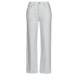 Jeans  Levis  RIBCAGE STRAIGHT ANKLE  Bianco -  Jeans Donna