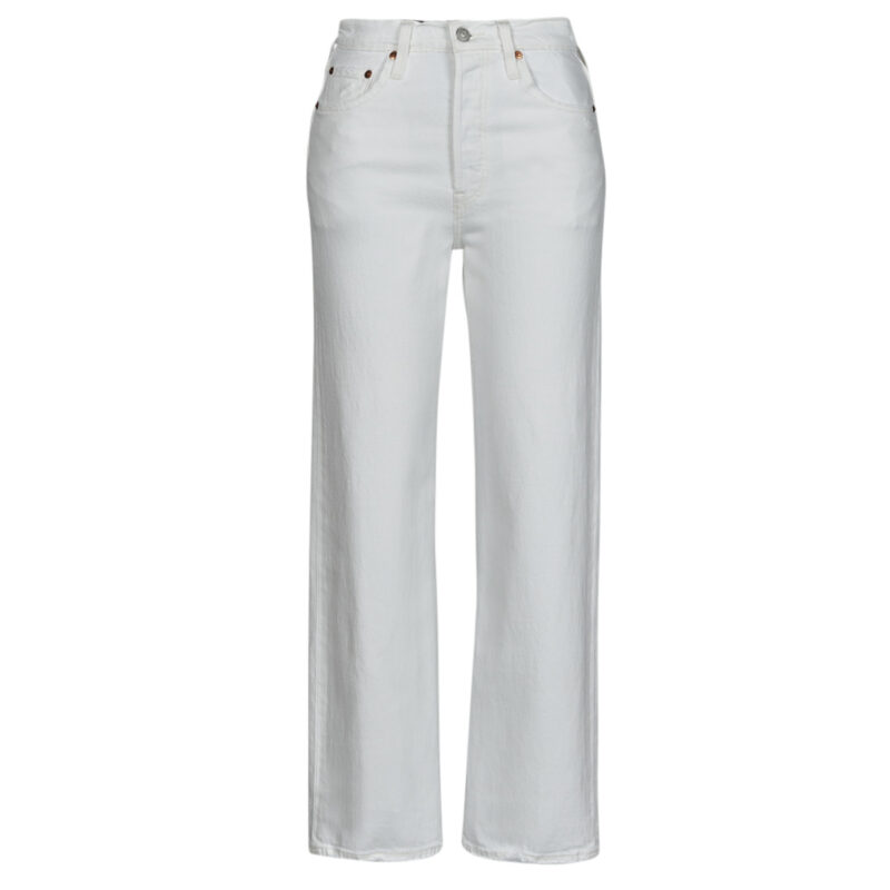 Jeans  Levis  RIBCAGE STRAIGHT ANKLE  Bianco -  Jeans Donna - 1