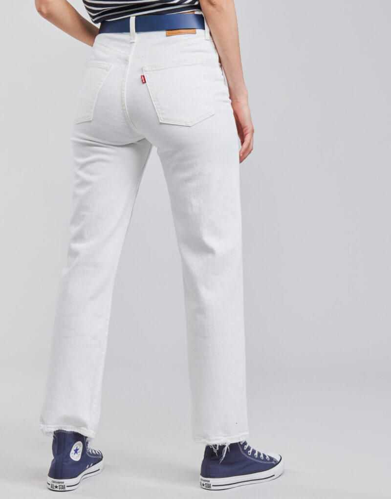 Jeans  Levis  RIBCAGE STRAIGHT ANKLE  Bianco -  Jeans Donna - 4