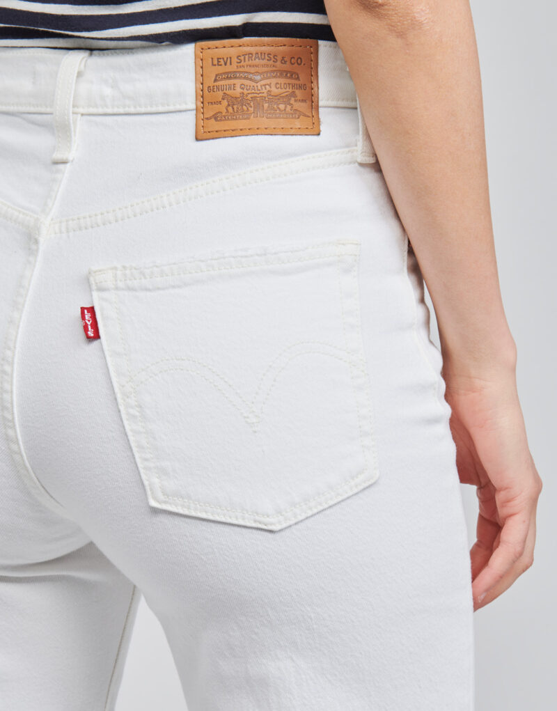 Jeans  Levis  RIBCAGE STRAIGHT ANKLE  Bianco -  Jeans Donna - 5