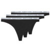 Perizoma Tommy Hilfiger THONG X3 Schwarz Perizoma Damen