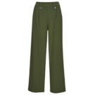 Pantaloni morbidi / Pantaloni alla zuava Only ONLSANIA BUTTON PANT JRS Kaki - Pantaloni morbidi / Pantaloni alla zuava Donna - 1