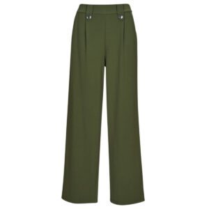 Pantaloni morbidi / Pantaloni alla zuava  Only  ONLSANIA BUTTON PANT JRS  Kaki -   Pantaloni morbidi / Pantaloni alla zuava Donna