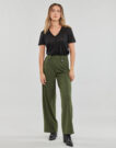 Pantaloni morbidi / Pantaloni alla zuava Only ONLSANIA BUTTON PANT JRS Kaki - Pantaloni morbidi / Pantaloni alla zuava Donna - 2