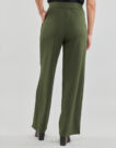 Pantaloni morbidi / Pantaloni alla zuava Only ONLSANIA BUTTON PANT JRS Kaki - Pantaloni morbidi / Pantaloni alla zuava Donna - 4