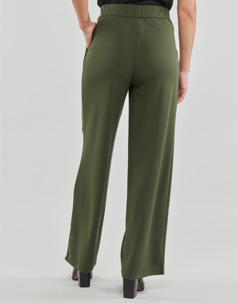 Pantaloni morbidi / Pantaloni alla zuava Only ONLSANIA BUTTON PANT JRS Kaki - Pantaloni morbidi / Pantaloni alla zuava Donna - 4