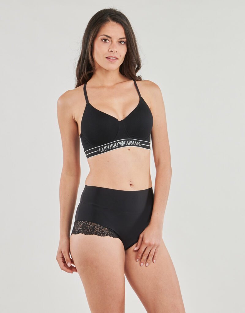 Brassiere Emporio Armani EVERYDAY COTTON PADDED SOFT COUTOUR BRA Nero Brassiere Donna - 2