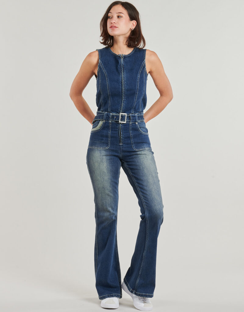 Tute / Jumpsuit  Desigual  CARRINGTON  Blu -   Tute / Jumpsuit Donna - 2