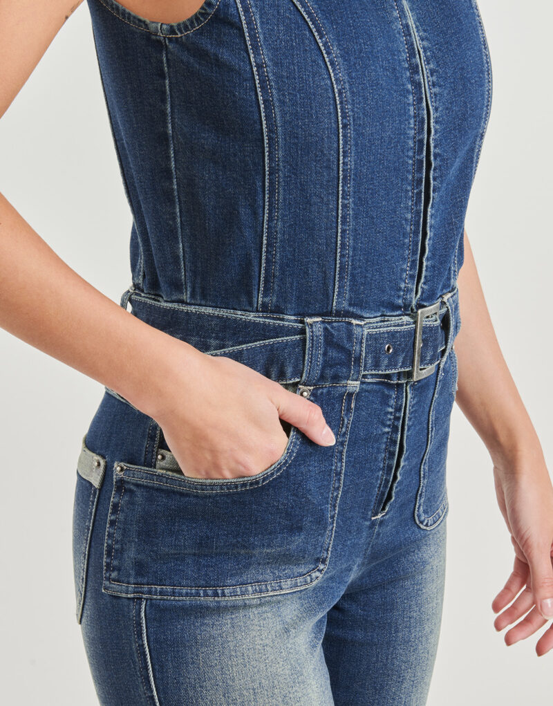Tute / Jumpsuit  Desigual  CARRINGTON  Blu -   Tute / Jumpsuit Donna - 5