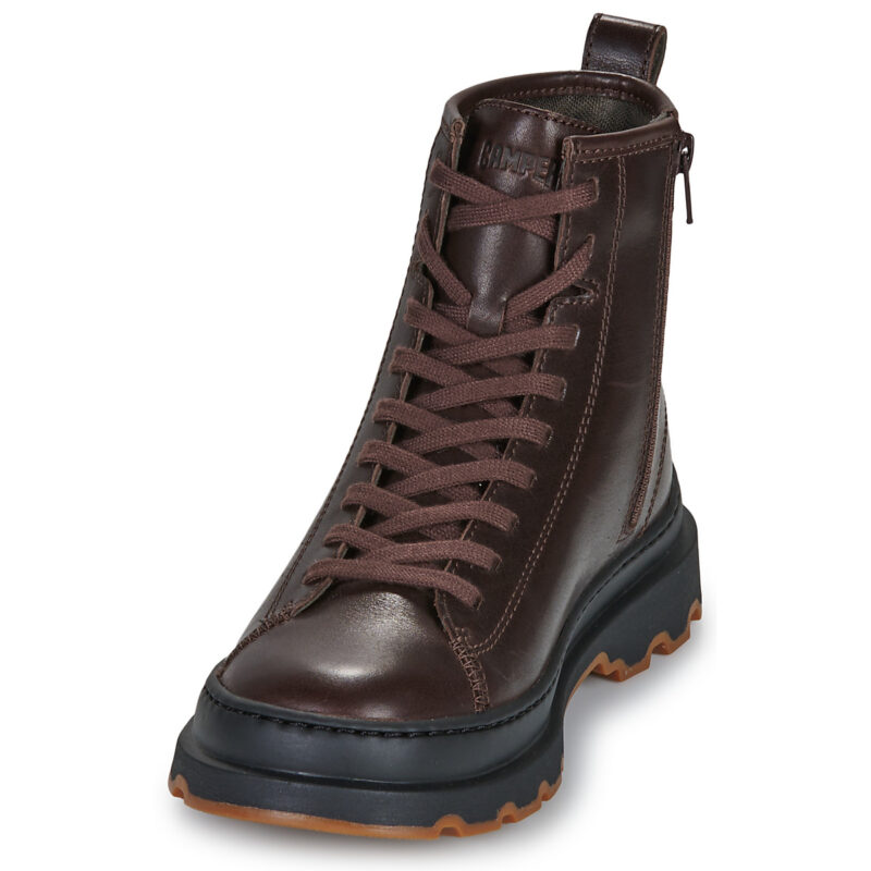 Camper BRUTUS + Baskets montantes rouges Femme - 3