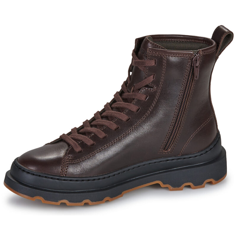 Camper BRUTUS + Baskets montantes rouges Femme - 4