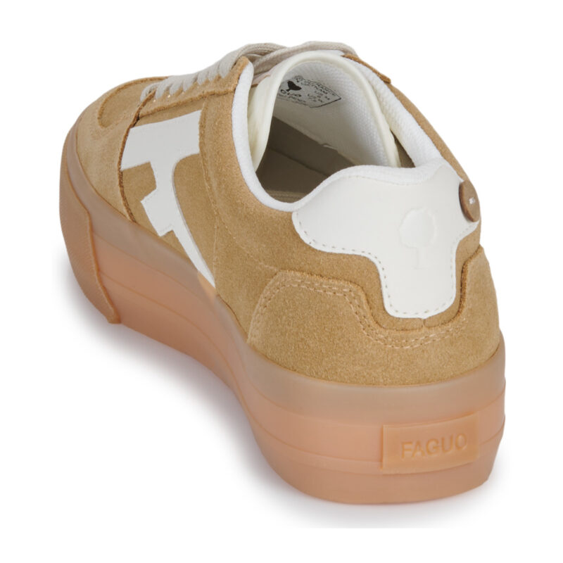 Faguo WALNUT PLATFORM TENNIS Marrone Sneakers basse Donna - 5