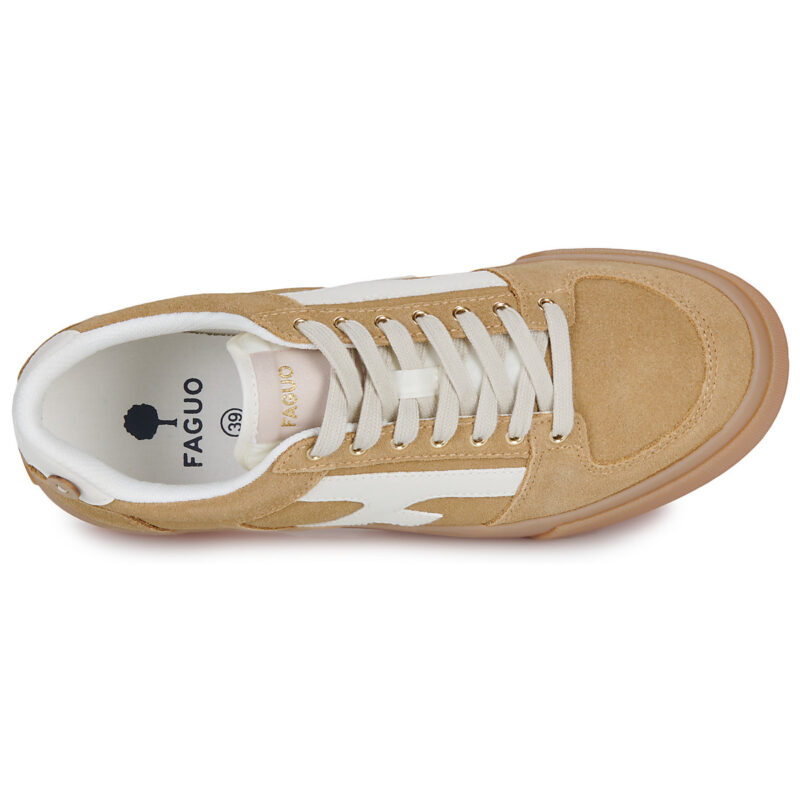 Faguo WALNUT PLATFORM TENNIS Marrone Sneakers basse Donna - 6