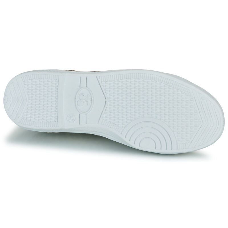 Le Temps des Cerises BASIC 02 Braune Low-Sneaker f&uuml;r Damen - Gr&ouml;&szlig;e 7