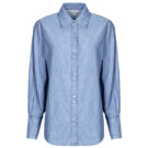 Camicia  Lee  BALLOON SLEEVE SHIRT  Blu -  Camicie Donna - 1