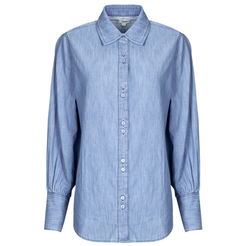 Camicia  Lee  BALLOON SLEEVE SHIRT  Blu -  Camicie Donna - 1