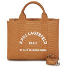 Donna Karl Lagerfeld K/RSG SQUARE MEDIUM TOTE Beige Borsetta Donna - 1