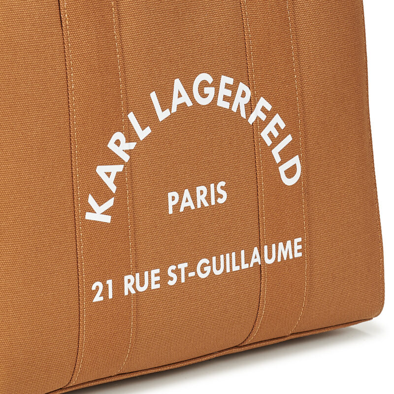 Donna Karl Lagerfeld K/RSG SQUARE MEDIUM TOTE Beige Borsetta Donna - 4