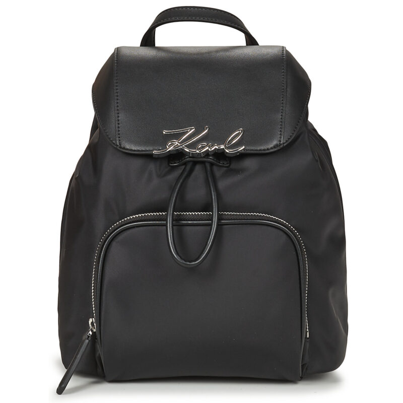 Donna Karl Lagerfeld K/SIGNATURE NYLON SM BACKPACK Nero Zaino Donna - 1