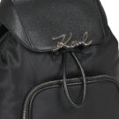 Donna Karl Lagerfeld K/SIGNATURE NYLON SM BACKPACK Nero Zaino Donna - 4