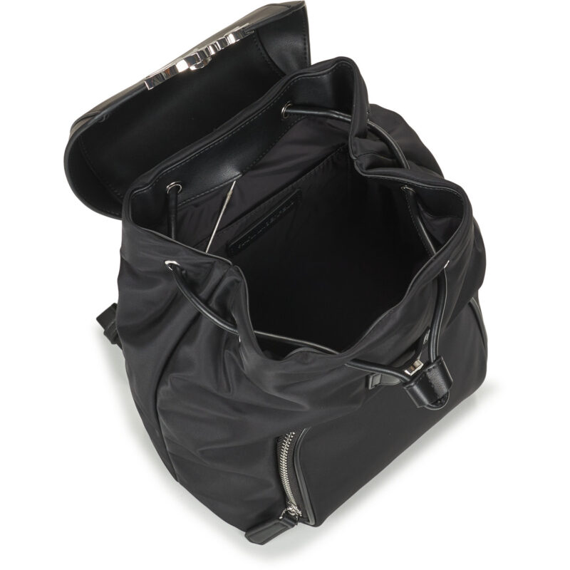 Donna Karl Lagerfeld K/SIGNATURE NYLON SM BACKPACK Nero Zaino Donna - 5