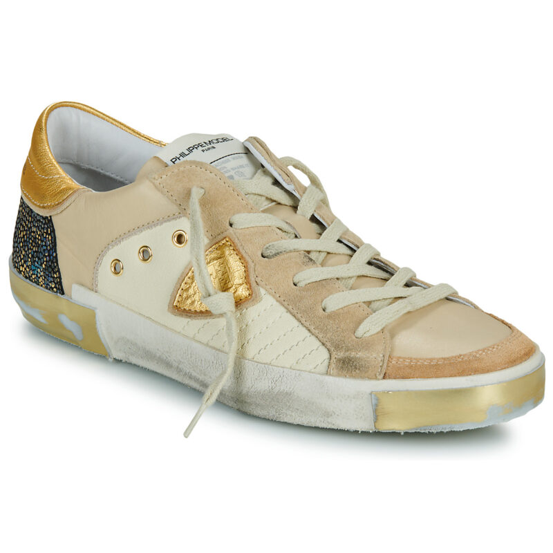Philippe Model  PRSX LOW WOMAN  Beige -  Sneakers basse Donna - 1