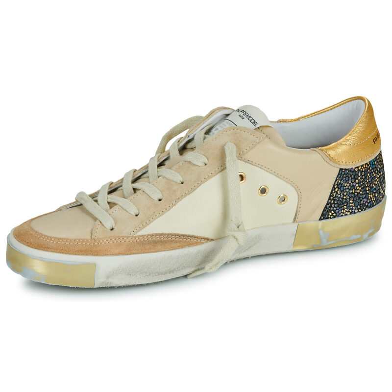 Philippe Model  PRSX LOW WOMAN  Beige -  Sneakers basse Donna - 4