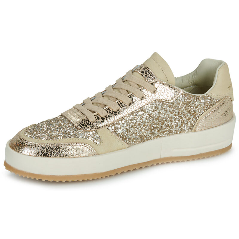 Philippe Model NICE LOW WOMAN Gold Low sneakers for women - 4