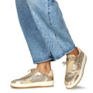 Philippe Model NICE LOW WOMAN Gold Low sneakers for women - 8