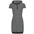 Short dress MICHAEL Michael Kors MK JACQ HOODED ZIP DRS Multicolor Women's Short Dresses - 1