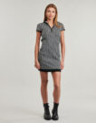 Short dress MICHAEL Michael Kors MK JACQ HOODED ZIP DRS Multicolor Women's Short Dresses - 2