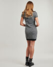 Short dress MICHAEL Michael Kors MK JACQ HOODED ZIP DRS Multicolor Women's Short Dresses - 4