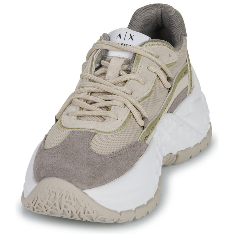 Armani Exchange  VEDDER  Beige -  Sneakers basse Donna - 3