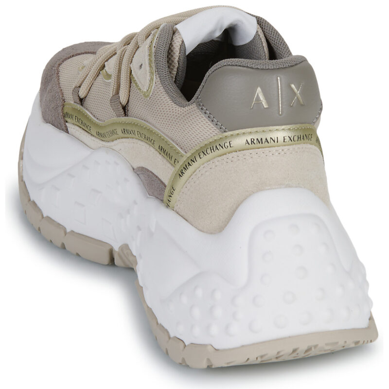 Armani Exchange  VEDDER  Beige -  Sneakers basse Donna - 5