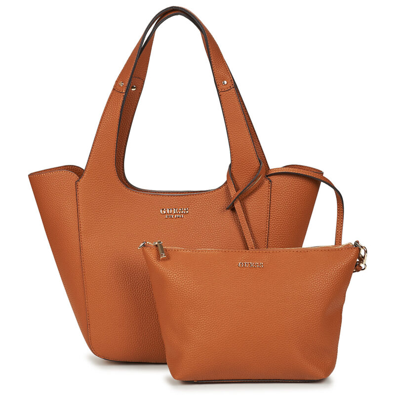 Guess CALISTA TOTE Marrone Borse Shopping Donna - 4