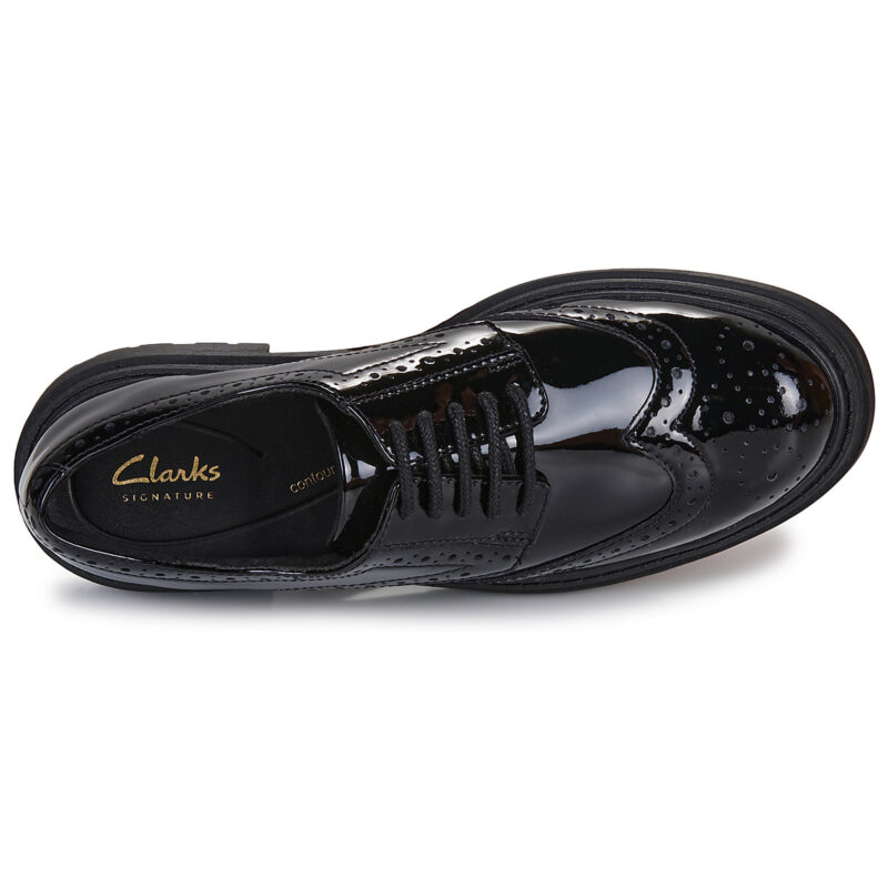 Clarks  Orinoco3   Nero -  Derby Donna - 6